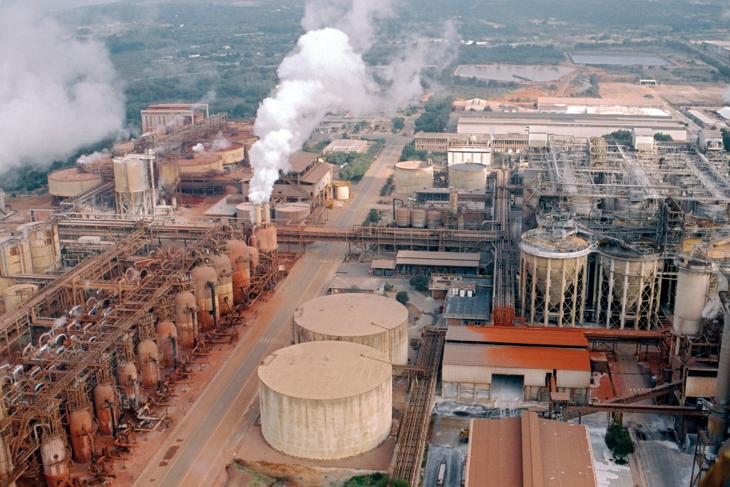 eurallumina di portovesme veduta