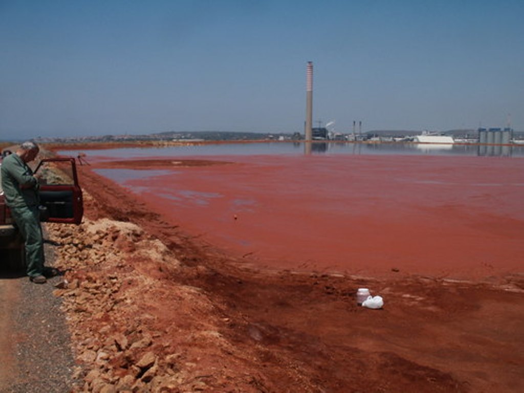 fanghi rossi di lavorazione aziende sulcis